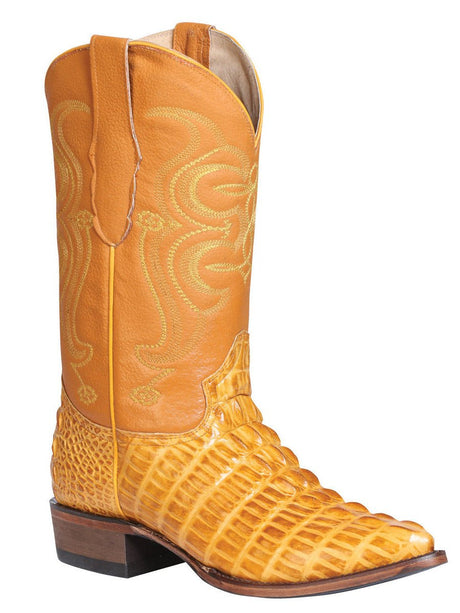 Caiman Tail Cowboy Boots for Men Imit 'El Senor De Los Cielos' *MANTEQUILLA-40843* - BELLEZA'S - Caiman Tail Cowboy Boots for Men Imit 'El Senor De Los Cielos' *MANTEQUILLA-40843* - Bota Para Hombre - 40843 6