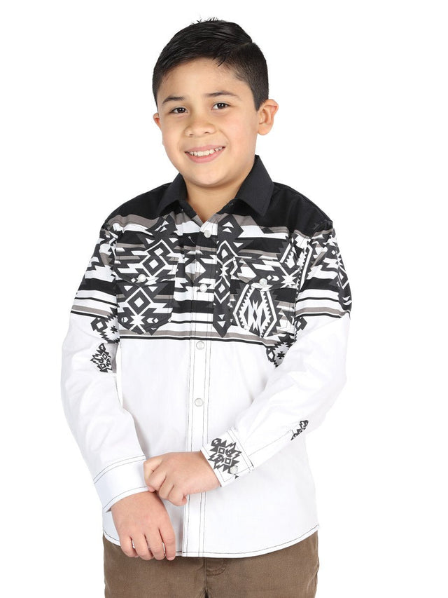 Casual Long - Sleeve Shirt by El General Black 44505 - BELLEZA'S - Casual Long - Sleeve Shirt by El General Black 44505 - NIÑO - 04450501