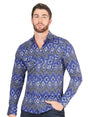 Casual Long - Sleeve Shirt by El General Blue 44429 - BELLEZA'S - Casual Long - Sleeve Shirt by El General Blue 44429 - CABALLERO - 04442901