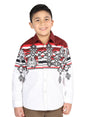 Casual Long - Sleeve Shirt by El General Burgundy 44506 - BELLEZA'S - Casual Long - Sleeve Shirt by El General Burgundy 44506 - NIÑO - 04450601