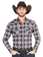 Casual Long - Sleeve Shirt by El General Dark Blue 44403 - BELLEZA'S - Casual Long - Sleeve Shirt by El General Dark Blue 44403 - CABALLERO - 04440301