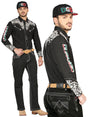 Centenario Bootcut Denim Jeans - Black 44964 - BELLEZA'S - Centenario Bootcut Denim Jeans - Black 44964 - Men's Pants - 04496401