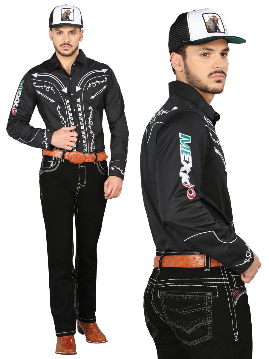 Centenario Bootcut Denim Jeans - Black 44966 - BELLEZA'S - Centenario Bootcut Denim Jeans - Black 44966 - Men's Pants - 04496601