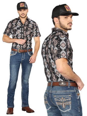 Centenario Bootcut Denim Jeans - Dark Blue 44970 - BELLEZA'S - Centenario Bootcut Denim Jeans - Dark Blue 44970 - Men's Pants - 04497001