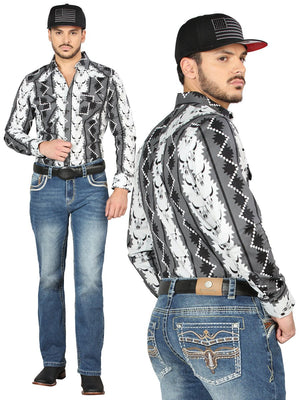 Centenario Bootcut Denim Jeans - Medium Blue 44971 - BELLEZA'S - Centenario Bootcut Denim Jeans - Medium Blue 44971 - Men's Pants - 04497101