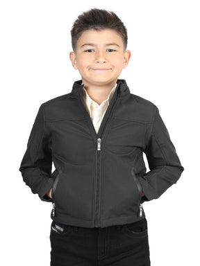 Centenario Kids Black Poly Jacket 127085 - BELLEZA'S - Centenario Kids Black Poly Jacket 127085 - NIÑO - 12708501