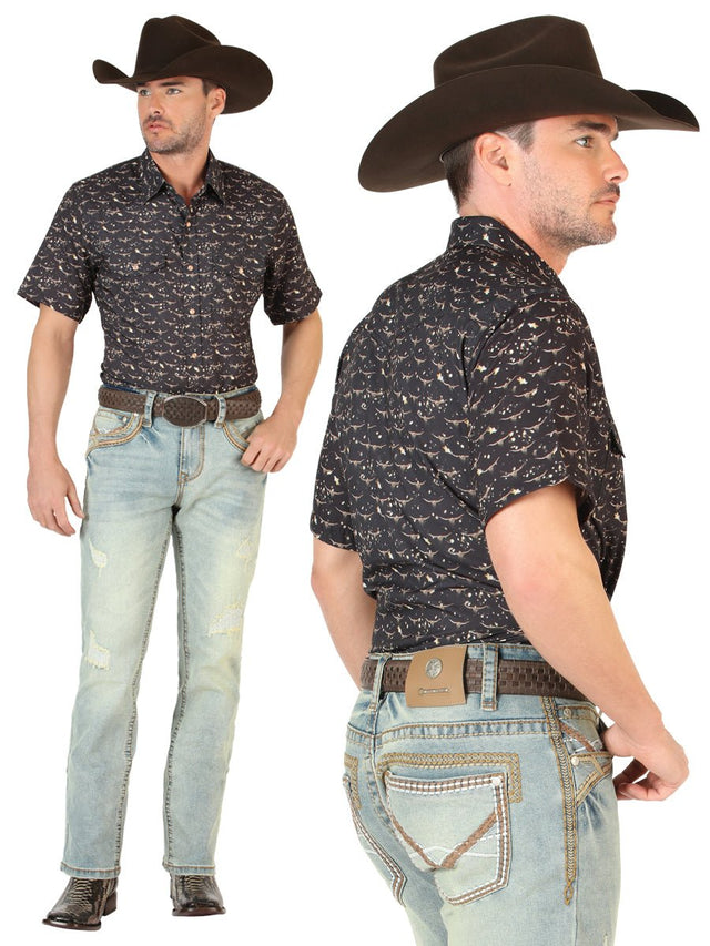 Centenario Men’s Bootcut Jeans - Light Blue 45535 - BELLEZA'S - Centenario Men’s Bootcut Jeans - Light Blue 45535 - CABALLERO - 04553501