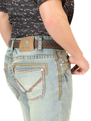 Centenario Men’s Bootcut Jeans - Light Blue 45535 - BELLEZA'S - Centenario Men’s Bootcut Jeans - Light Blue 45535 - CABALLERO - 04553501
