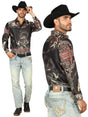 Centenario Men's Light Blue Denim with Embroidered Details 45317 - BELLEZA'S - Centenario Men's Light Blue Denim with Embroidered Details 45317 - Men's Pants - 04531701
