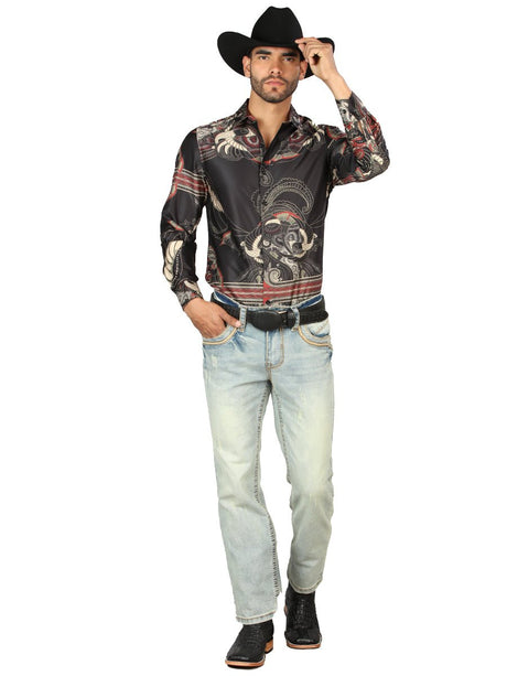Centenario Men's Light Blue Denim with Embroidered Details 45317 - BELLEZA'S - Centenario Men's Light Blue Denim with Embroidered Details 45317 - Men's Pants - 04531701