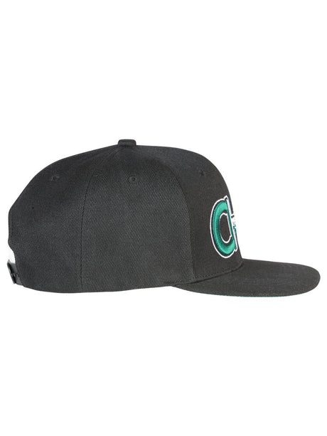 Chihuahua Black Embroidered Polyester Snap Back Cap 'El General' 44785 - BELLEZA'S - Chihuahua Black Embroidered Polyester Snap Back Cap 'El General' 44785 - Caps - 04478501