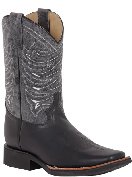 Classic Bovine Leather Rodeo Boots for Men 'El General' *NEGRO-43002* - BELLEZA'S - Classic Bovine Leather Rodeo Boots for Men 'El General' *NEGRO-43002* - Bota Para Hombre - 43002 6