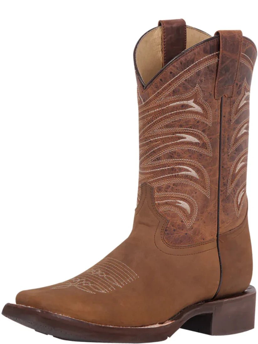 Classic Bovine Leather Rodeo Boots for Men 'El General' *TAN-43001* - BELLEZA'S - Classic Bovine Leather Rodeo Boots for Men 'El General' *TAN-43001* - Bota Para Hombre - 43001 6