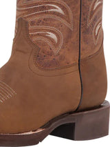 Classic Bovine Leather Rodeo Boots for Men 'El General' *TAN-43001* - BELLEZA'S - Classic Bovine Leather Rodeo Boots for Men 'El General' *TAN-43001* - Bota Para Hombre - 43001 6