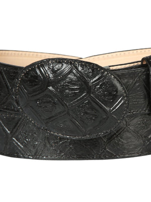 Cowboy Belt - El General - Imitation - Pirarucu - Black 44667 - BELLEZA'S - Cowboy Belt - El General - Imitation - Pirarucu - Black 44667 - CABALLERO - 04466701