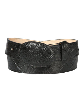 Cowboy Belt - El General - Imitation - Pirarucu - Black 44667 - BELLEZA'S - Cowboy Belt - El General - Imitation - Pirarucu - Black 44667 - CABALLERO - 04466701