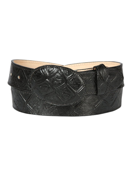 Cowboy Belt - El General - Imitation - Pirarucu - Black 44667 - BELLEZA'S - Cowboy Belt - El General - Imitation - Pirarucu - Black 44667 - CABALLERO - 04466701