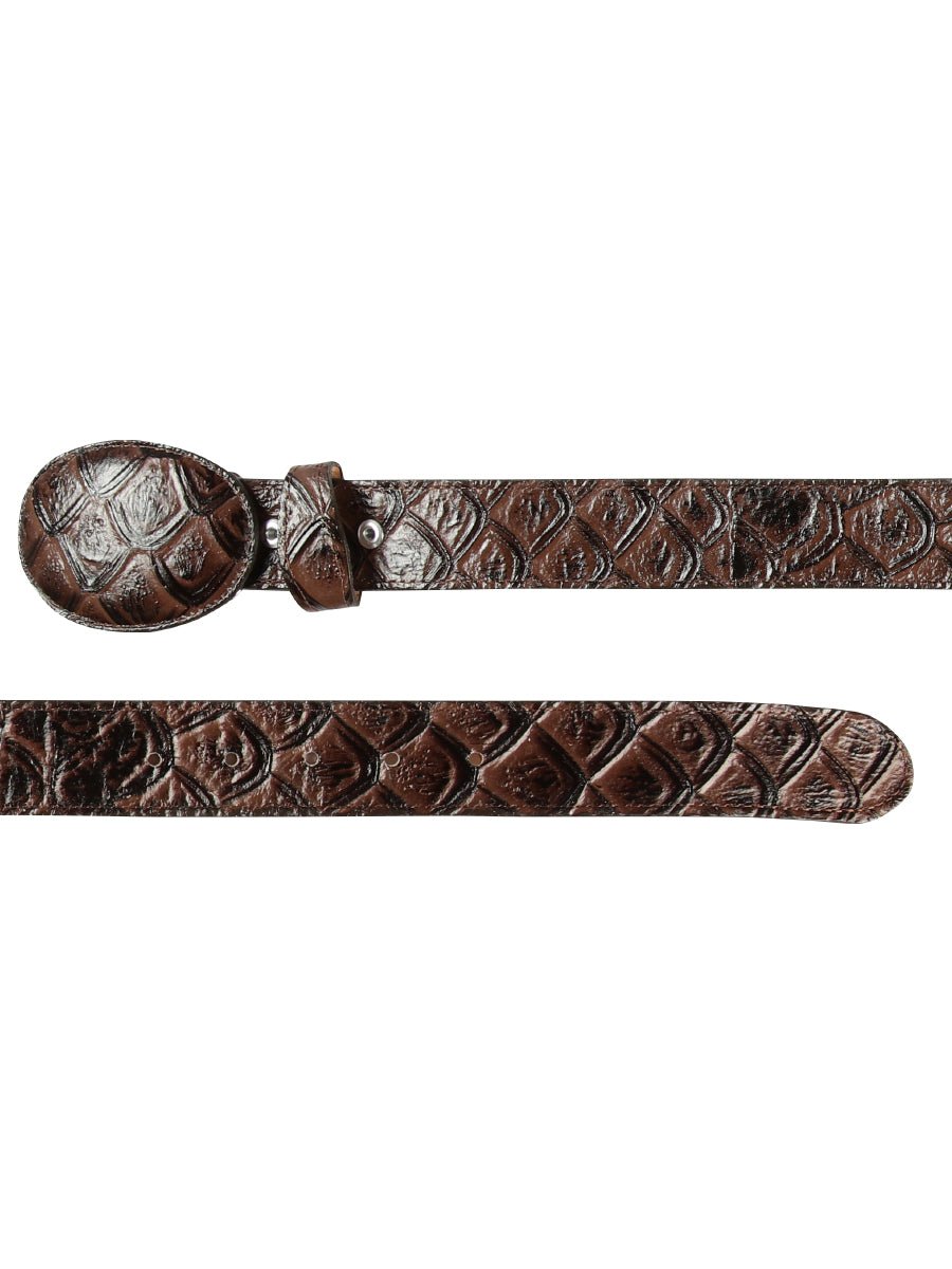 Cowboy Belt - El General - Imitation - Pirarucu - Brown 44668 - BELLEZA'S - Cowboy Belt - El General - Imitation - Pirarucu - Brown 44668 - CABALLERO - 04466801