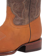 Crazy Bovine Leather Classic Rodeo Boots for Men 'El General' *MIEL-42995* - BELLEZA'S - Crazy Bovine Leather Classic Rodeo Boots for Men 'El General' *MIEL-42995* - Botas Para Hombres - 42995 6