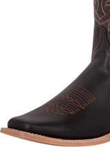 Crazy Bovine Leather Classic Rodeo Boots for Men'El General' *CHOCO-43010* - BELLEZA'S - Crazy Bovine Leather Classic Rodeo Boots for Men'El General' *CHOCO-43010* - Botas Para Hombres - 43010 6
