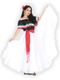 Dancing Skirt Doble Vuelo 100% Cotton White 601632 - BELLEZA'S - Dancing Skirt Doble Vuelo 100% Cotton White 601632 - DAMA - 60163201