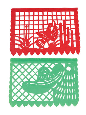 Decorative Papel Picado Fiesta Mexicana Multicolor 601844 - BELLEZA'S - Decorative Papel Picado Fiesta Mexicana Multicolor 601844 - UNISEX - 60184401