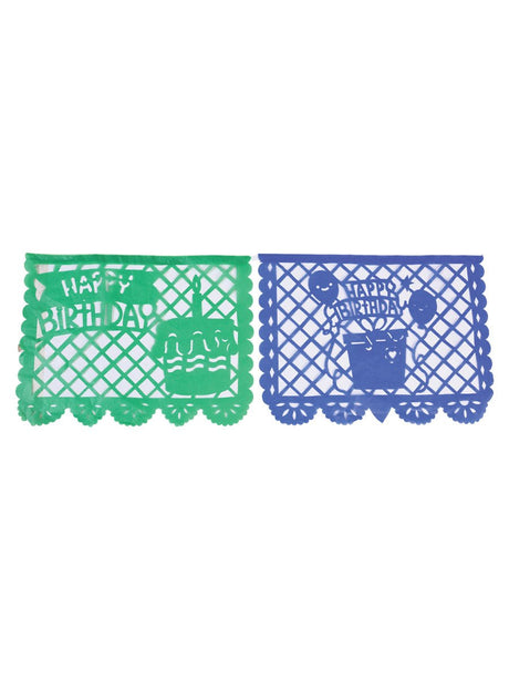 Decorative Papel Picado Happy Birthday Multicolor 601853 - BELLEZA'S - Decorative Papel Picado Happy Birthday Multicolor 601853 - UNISEX - 60185301