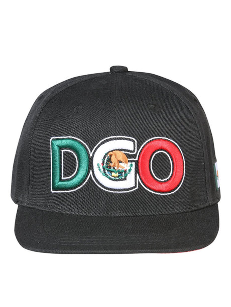 Durango Black Embroidered Polyester Snap Back Cap 'El General' 44787 - BELLEZA'S - Durango Black Embroidered Polyester Snap Back Cap 'El General' 44787 - Caps - 04478701