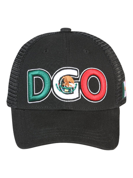 Durango Black Embroidered Polyester Snap Back Cap 'El General' 44788 - BELLEZA'S - Durango Black Embroidered Polyester Snap Back Cap 'El General' 44788 - Caps - 04478801