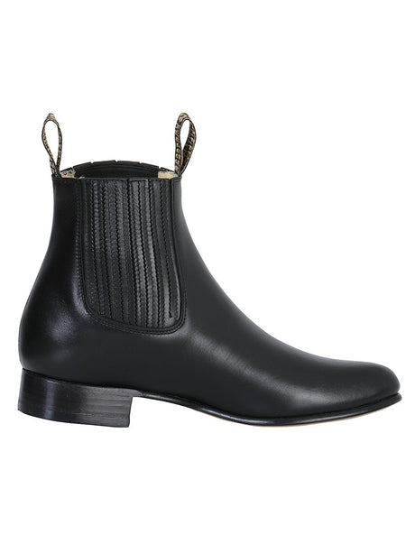 El Besserro Charro Boot - Leather Black 207 - BELLEZA'S - El Besserro Charro Boot - Leather Black 207 - CABALLERO - 00020701