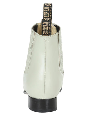 El Besserro Charro Boot - Leather Bone 201 - BELLEZA'S - El Besserro Charro Boot - Leather Bone 201 - CABALLERO - 00020101