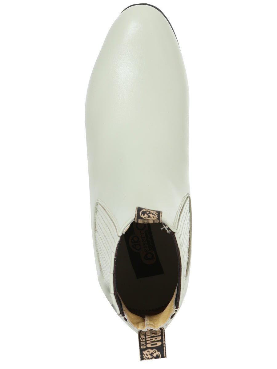 El Besserro Charro Boot - Leather Bone 201 - BELLEZA'S - El Besserro Charro Boot - Leather Bone 201 - CABALLERO - 00020101