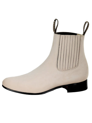 El Besserro Charro Boot - Nobuck Bone 205 - BELLEZA'S - El Besserro Charro Boot - Nobuck Bone 205 - CABALLERO - 00020501