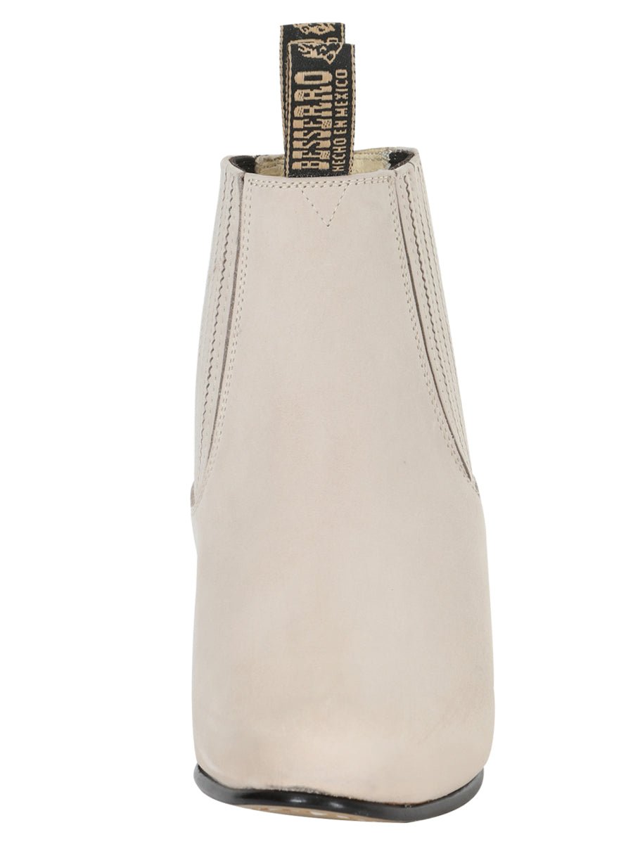 El Besserro Charro Boot - Nobuck Bone 205 - BELLEZA'S - El Besserro Charro Boot - Nobuck Bone 205 - CABALLERO - 00020501