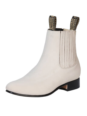 El Besserro Charro Boot - Nobuck Bone 205 - BELLEZA'S - El Besserro Charro Boot - Nobuck Bone 205 - CABALLERO - 00020501