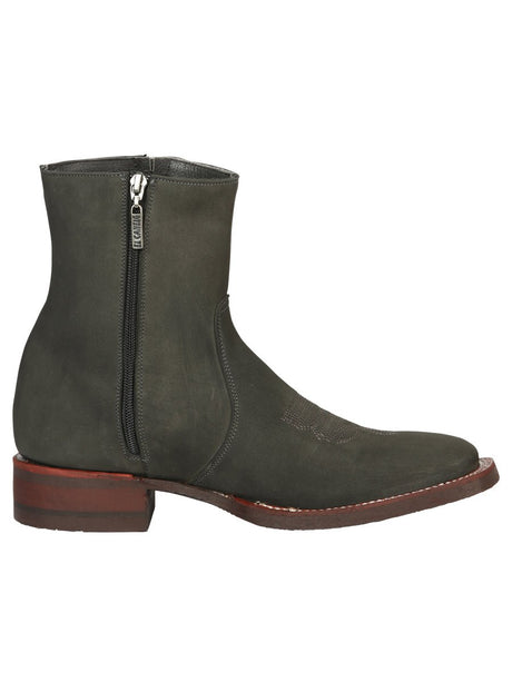 El Canelo Men’s Ankle Boots - Nobuck Gray 45213 - BELLEZA'S - El Canelo Men’s Ankle Boots - Nobuck Gray 45213 - CABALLERO - 04521301