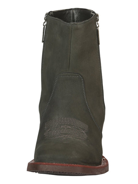El Canelo Men’s Ankle Boots - Nobuck Gray 45213 - BELLEZA'S - El Canelo Men’s Ankle Boots - Nobuck Gray 45213 - CABALLERO - 04521301