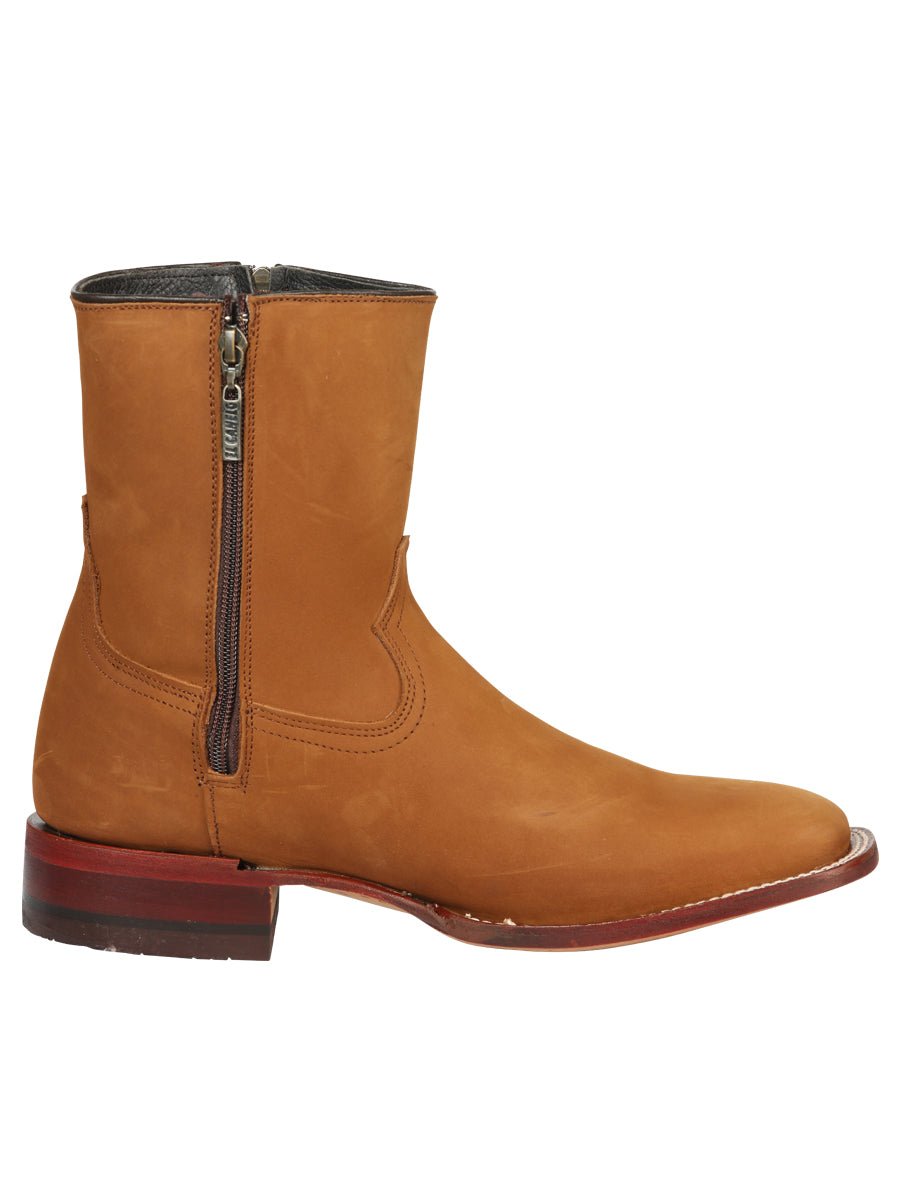 El Canelo Men’s Ankle Boots - Nobuck Taupe 45215 - BELLEZA'S - El Canelo Men’s Ankle Boots - Nobuck Taupe 45215 - CABALLERO - 04521501