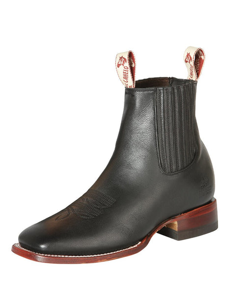 El Canelo Men’s Fronterizo Ankle Boots - Ikon Black 44240 - BELLEZA'S - El Canelo Men’s Fronterizo Ankle Boots - Ikon Black 44240 - CABALLERO - 04424001