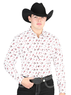 El General Beige Western Shirt 44316 - BELLEZA'S - El General Beige Western Shirt 44316 - CABALLERO - 04431601