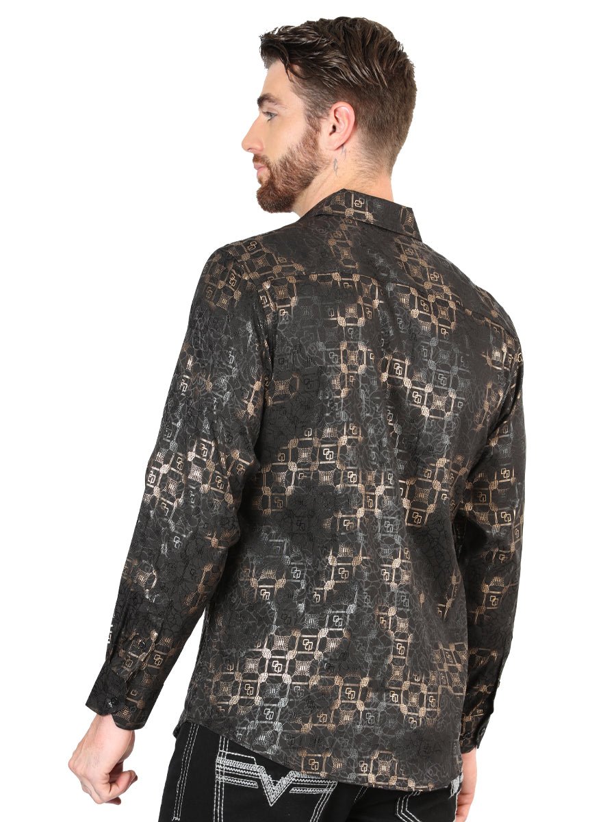 El General Black Casual Long - Sleeve Shirt 44574 - BELLEZA'S - El General Black Casual Long - Sleeve Shirt 44574 - Men's Shirt - 04457401