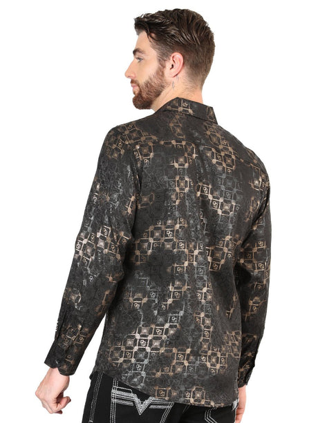 El General Black Casual Long - Sleeve Shirt 44574 - BELLEZA'S - El General Black Casual Long - Sleeve Shirt 44574 - Men's Shirt - 04457401
