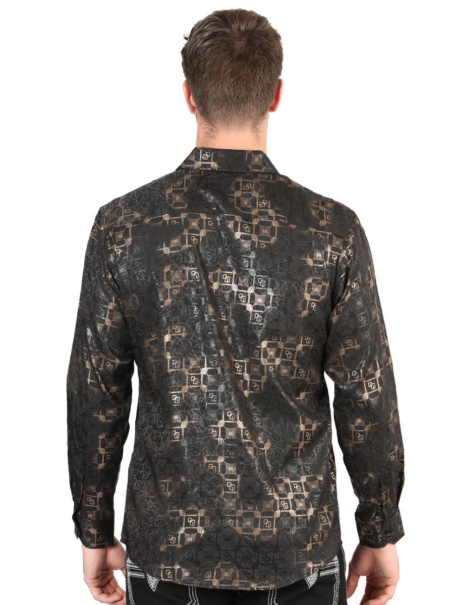 El General Black Casual Long - Sleeve Shirt 44574 - BELLEZA'S - El General Black Casual Long - Sleeve Shirt 44574 - Men's Shirt - 04457401