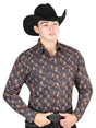 El General Black Western Shirt 44304 - BELLEZA'S - El General Black Western Shirt 44304 - CABALLERO - 04430401