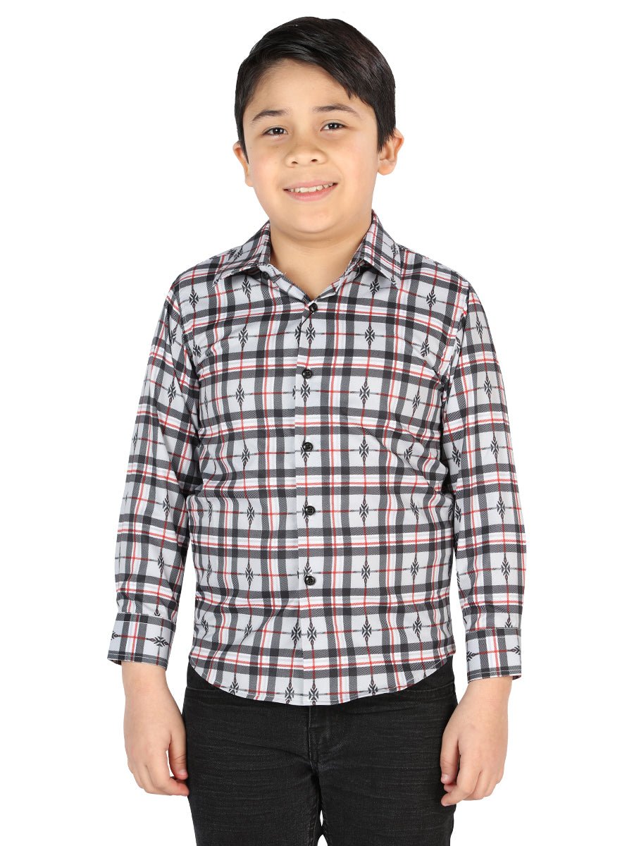 El General Black/White Casual Long - Sleeve Shirt 44737 - BELLEZA'S - El General Black/White Casual Long - Sleeve Shirt 44737 - NIÑO - 04473701