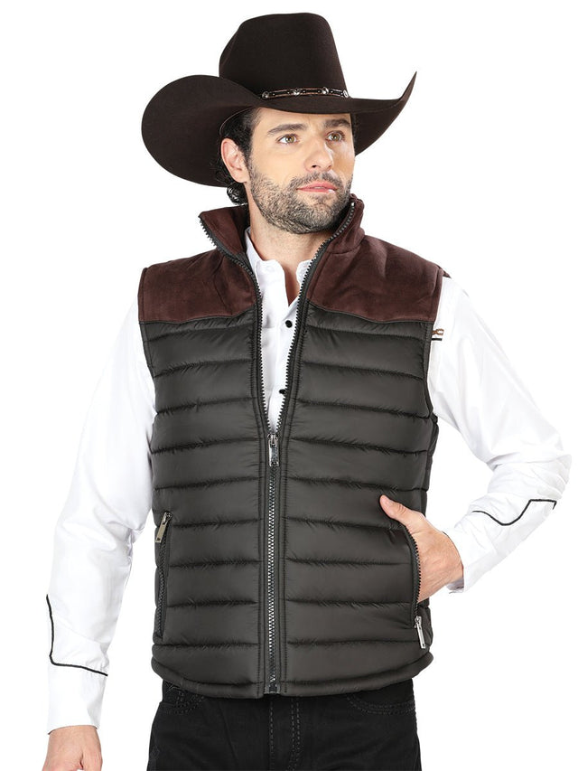 El General Blooma Vest Black/Brown 43316 - BELLEZA'S - El General Blooma Vest Black/Brown 43316 - CABALLERO - 04331601