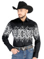 El General - Casual Long Sleeve Shirt - Black 44451 - BELLEZA'S - El General - Casual Long Sleeve Shirt - Black 44451 - CABALLERO - 04445101