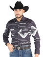 El General - Casual Long Sleeve Shirt - Black 44500 - BELLEZA'S - El General - Casual Long Sleeve Shirt - Black 44500 - Men's Shirt - 04450001
