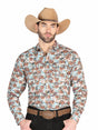 El General - Casual Long Sleeve Shirt - Brown/Blue 44330 - BELLEZA'S - El General - Casual Long Sleeve Shirt - Brown/Blue 44330 - CABALLERO - 04433001