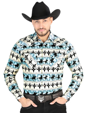 El General - Casual Long - Sleeve Shirt - Ivory 44478 - BELLEZA'S - El General - Casual Long - Sleeve Shirt - Ivory 44478 - Men's Shirt - 04447801